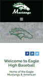 Mobile Screenshot of eaglehighbaseball.com